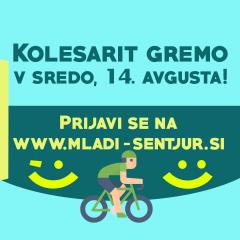 mladinski center Šentjur kolo kolesarski izlet kolesarska tura sreda mladi 4